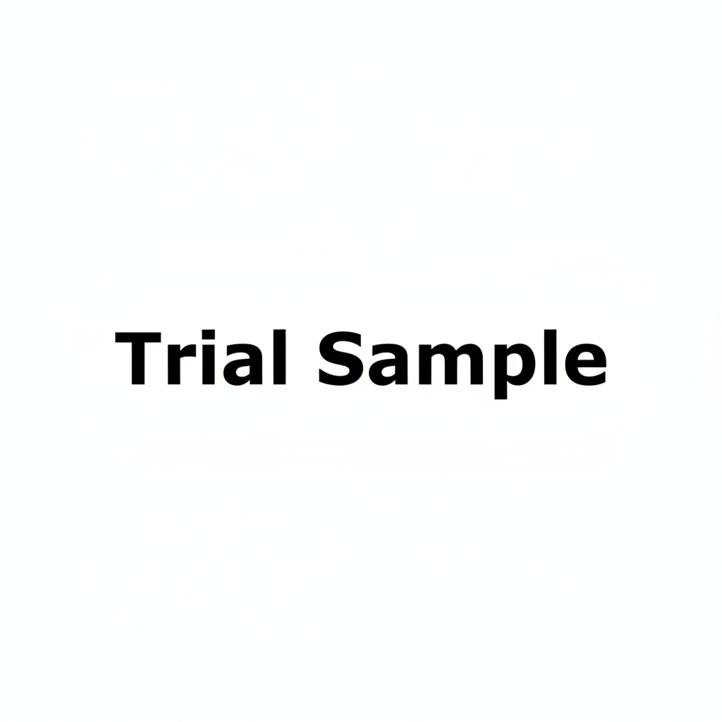 Trial sample