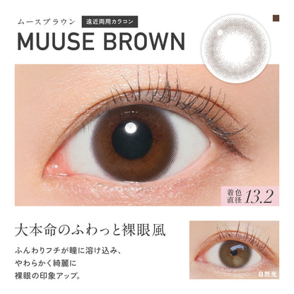ReVIA MULTIFOCAL 1day MUUSE BROWN