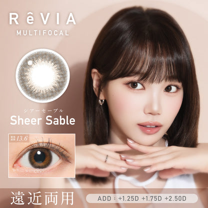ReVIA MULTIFOCAL 1day Sheer Sable