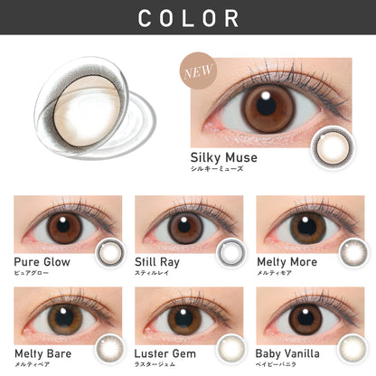 ReVIA 1day Silky Muse contact lenses