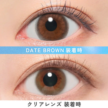 candymagic 1day DATE BROWN Toric Lenses